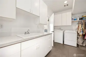 Main floor powder room