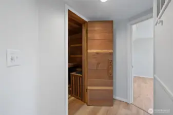 Sauna door