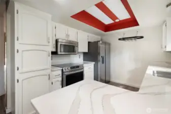 Brand new countertops.
