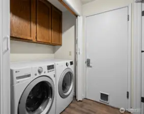 Laundry on main floor.