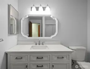 Primary bathroom.