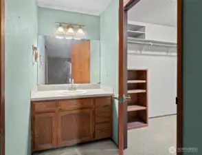 Primary bathroom.