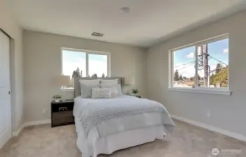 bedroom with bath room