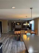 Kitchen/Dining/Living room.