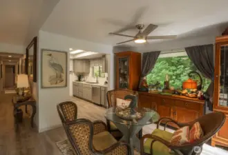 Dining off the kitchen
