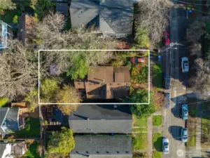 Great lot, with curb cut.