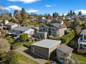 Plenty of parking for you camper & cars plus a double-car garage