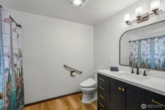 Primary full bathroom.