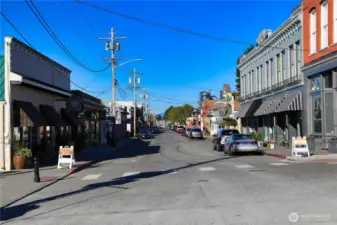 Historic waterfront town of La Conner, eateries, boutiques, local artisans shops, book store, antique store, just minutes from Shelter Bay Community.