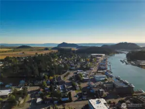 Arial view of La Conner