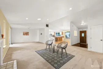 Looking Back Towards the Entrance and Kitchen