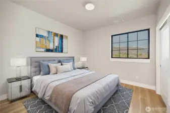 Bedroom 3 - digitally staged
