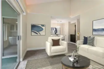 From Living room toward Dining