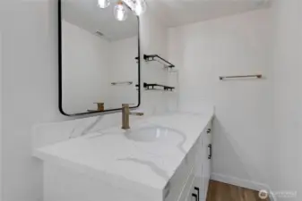 Half bath off 4th bedroom