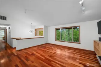 Warm wood floors!