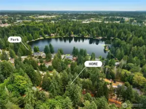 Just a darling private lake!