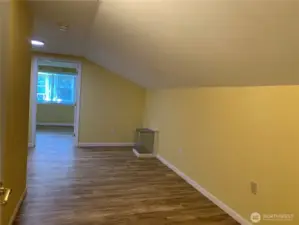 Upstairs bonus room.