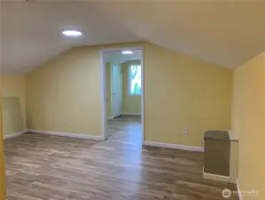Additional view of the upstairs bonus room.