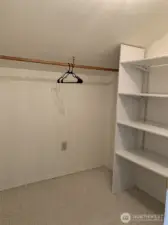 7th bedroom walk-in closet.
