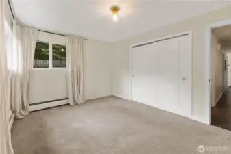 Upper primary bedroom  with closet