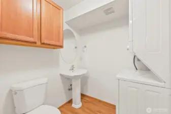 Downstairs half bath