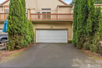 2 car garage in the rear of the home!