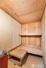 Heated, dry sauna for all unit owners use.