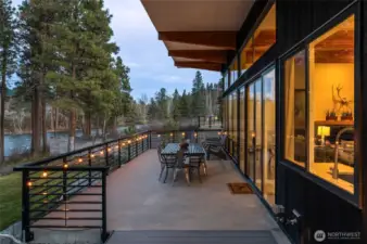 Deck on the Wenatchee River