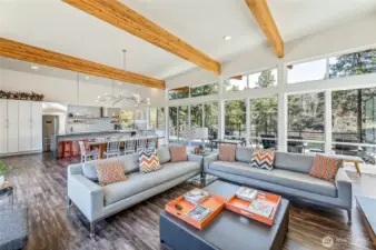 Great Room with River View