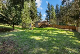 Large yard