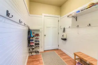 Entry from Garage Mud Room