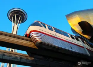 Head downtown on the monorail.