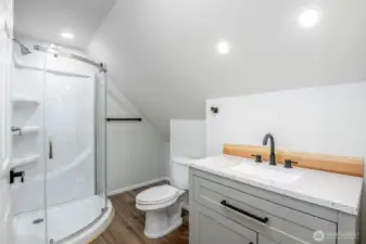 Loft area bath