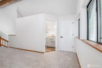Loft area and bath