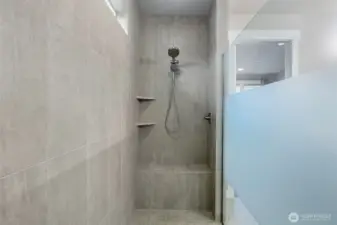 Oversized Curb-less Shower