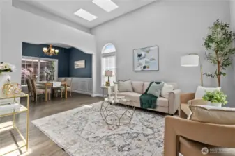 Vaulted ceilings & skylights