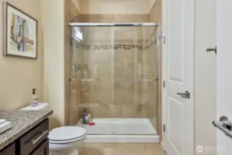 3/4 bathroom on the main floor