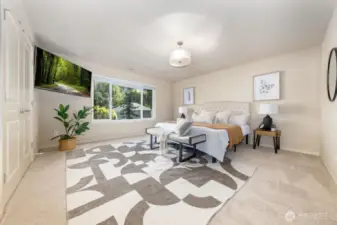 Primary Bedroom with walk-in California closet and 5 piece ensuite bath