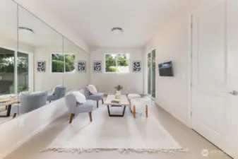 Exercise/play bonus room.