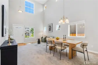 Enjoy large windows and an abundance of natural light