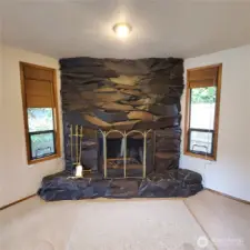 2nd wood burn fireplace.