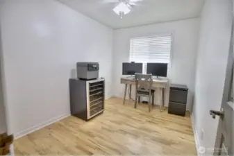 3rd Bedroom/Office  w/closet & Stacked Laundry