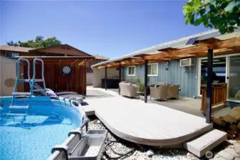 Back Patio and pool