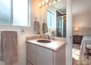 Primary bathroom.