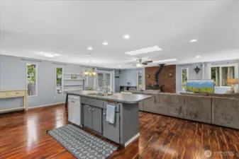 Beautiful wood floors throughout.