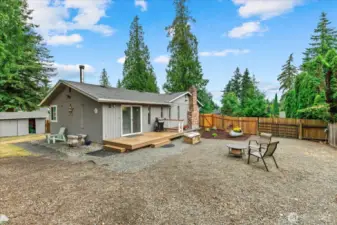 Just a portion of side yard