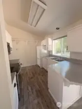 Kitchen view from living room