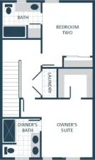 Image is a rendering. Photographs are for illustrative purposes only. Features, finishes, interior/exterior colors, landscaping and floorplan shown may vary from actual homes built.