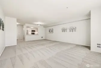 Inviting living room with abundant natural light.