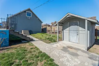 Storage building and garage apartment